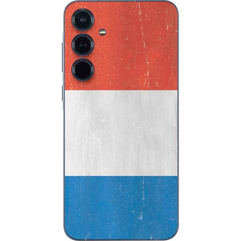 Netherlands Flag Distressed Galaxy A35 5G Skin